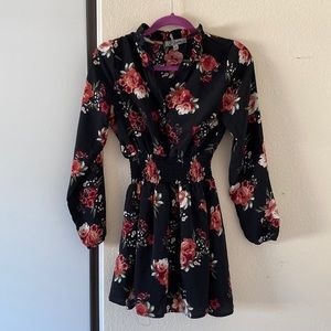 Black Floral Dress